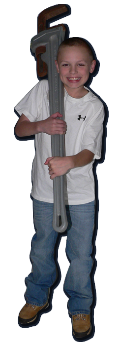 Chason Rideout, owner of Rideout Plumbing